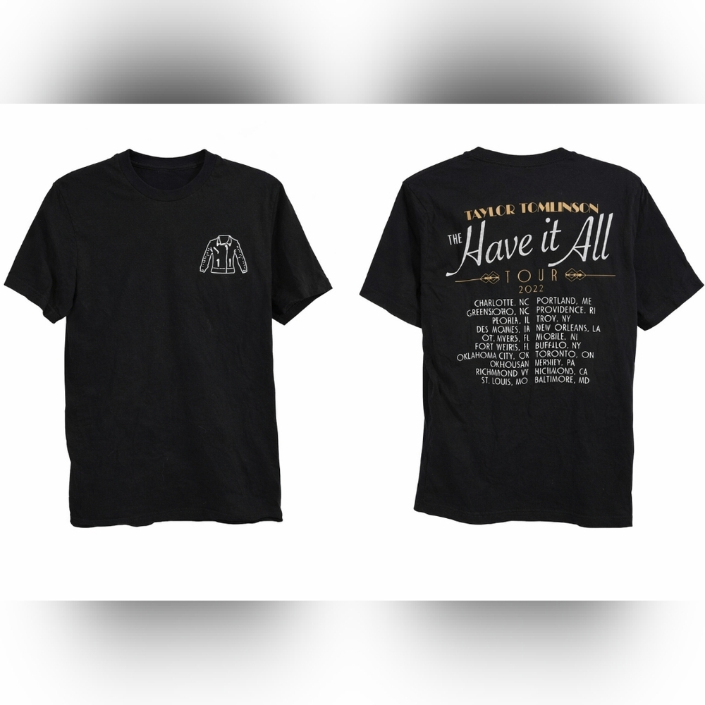 🖤 Taylor Tomlinson “Have It All” Tour T-Shirt 2022 | Size Medium